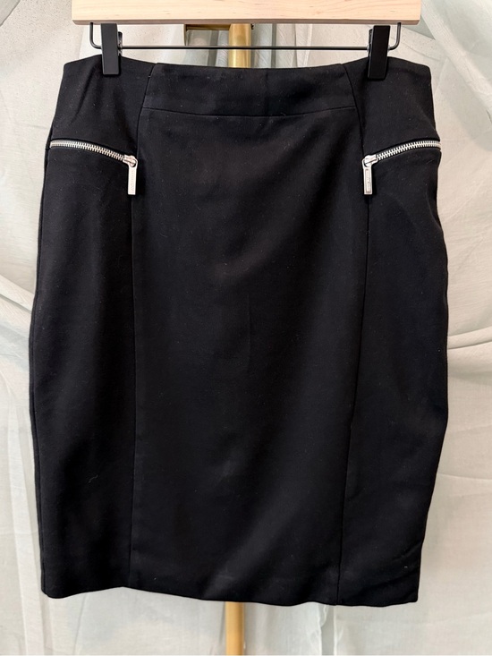 Michael Kors Dresses & Skirts - Michael Kors Black Pencil Skirt with Zipper Accents